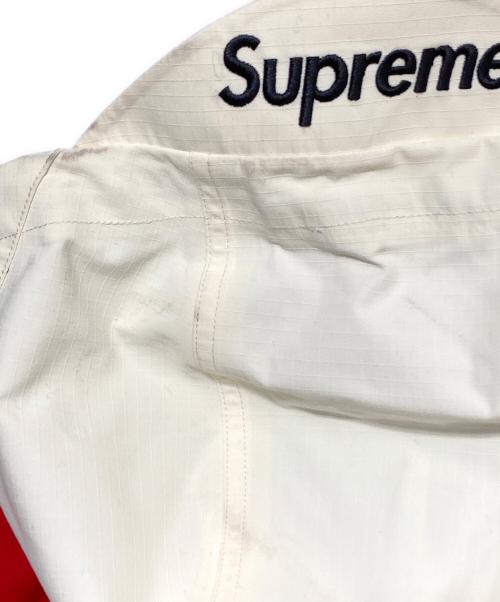SUPREME（シュプリーム）SUPREME (シュプリーム) THE NORTH FACE (ザ ノース フェイス) Expedition Jacket GORE-TEX ホワイト×レッド サイズ:Lの古着・服飾アイテム