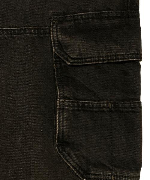 DIESEL（ディーゼル）DIESEL (ディーゼル) Relaxed Jeans D-Fish-Cargo ブラック サイズ:28の古着・服飾アイテム