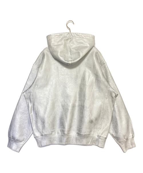 SUPREME（シュプリーム）SUPREME (シュプリーム) MM6 Maison Margiela (エムエムシックス メゾンマルジェラ) Foil Box Logo Hooded Sweatshirt ホワイト サイズ:Mの古着・服飾アイテム