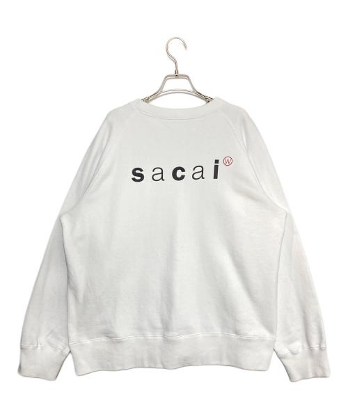sacai（サカイ）sacai (サカイ) WTAPS (ダブルタップス) Print Pullover ホワイト サイズ:5の古着・服飾アイテム