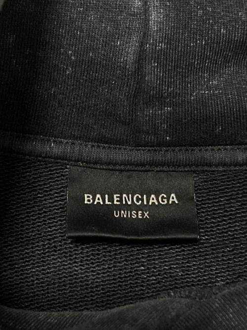 BALENCIAGA（バレンシアガ）BALENCIAGA (バレンシアガ) MEDIUM FIT HOODIE グレー サイズ:Sの古着・服飾アイテム