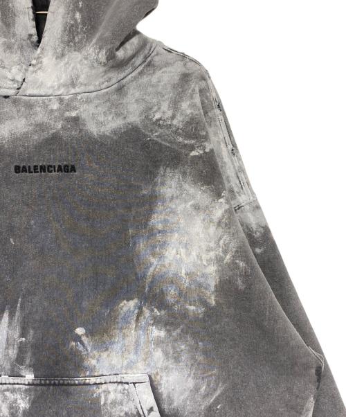 BALENCIAGA（バレンシアガ）BALENCIAGA (バレンシアガ) MEDIUM FIT HOODIE グレー サイズ:Sの古着・服飾アイテム