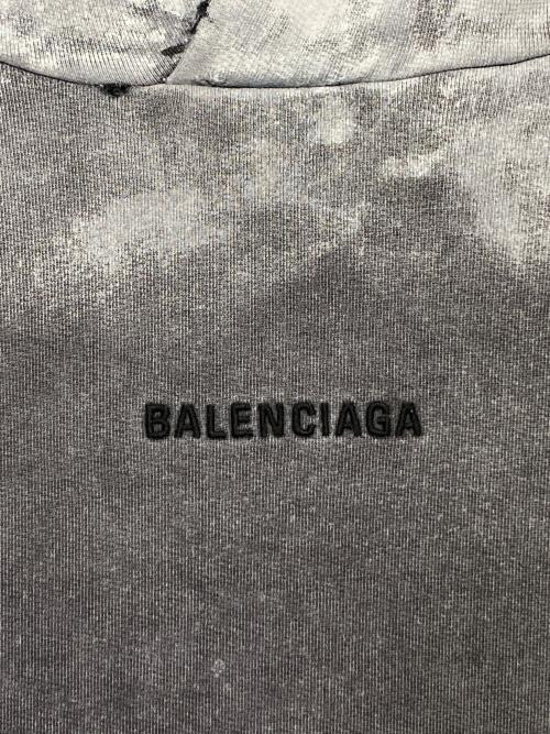 BALENCIAGA（バレンシアガ）BALENCIAGA (バレンシアガ) MEDIUM FIT HOODIE グレー サイズ:Sの古着・服飾アイテム