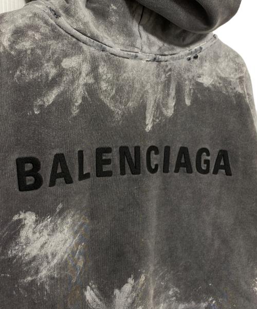 BALENCIAGA（バレンシアガ）BALENCIAGA (バレンシアガ) MEDIUM FIT HOODIE グレー サイズ:Sの古着・服飾アイテム