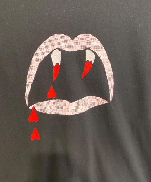 Saint Laurent Paris（サンローランパリ）Saint Laurent Paris (サンローランパリ) 14SS ブラッドラスタ-プリントTシャツ ブラック サイズ:Mの古着・服飾アイテム