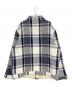 FAITH CONNEXION (フェイスコネクション) SHEARLING CHECKS JACKET ネイビー×ホワイト サイズ:M：25000円