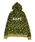 A BATHING APE（アベイシングエイプ）の古着「abcカモ ジップパーカー」｜グリーン×カーキ