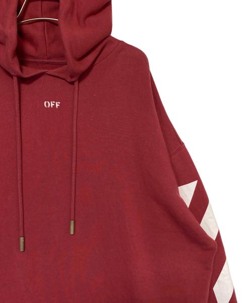 OFFWHITE（オフホワイト）OFFWHITE (オフホワイト) アローロゴパーカー レッド サイズ:Sの古着・服飾アイテム
