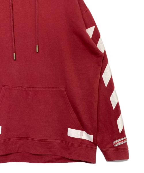 OFFWHITE（オフホワイト）OFFWHITE (オフホワイト) アローロゴパーカー レッド サイズ:Sの古着・服飾アイテム