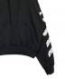 中古・古着 OFFWHITE (オフホワイト) AIRPORT TAPE OVER HOODIE ブラック サイズ:XL：28000円