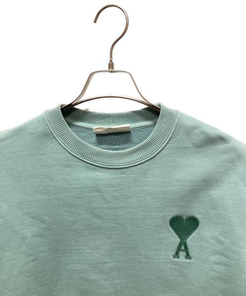 AMIPARIS（アミパリス）AMIPARIS (アミパリス) AMI DE COEUR SWEAT SHIRTS ハートロゴスウェットシャツ スカイブルー サイズ:xsの古着・服飾アイテム