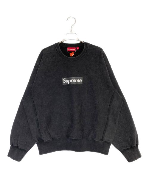 SUPREME（シュプリーム）SUPREME (シュプリーム) Washed Box Logo Crewneck ブラック サイズ:M 未使用品の古着・服飾アイテム