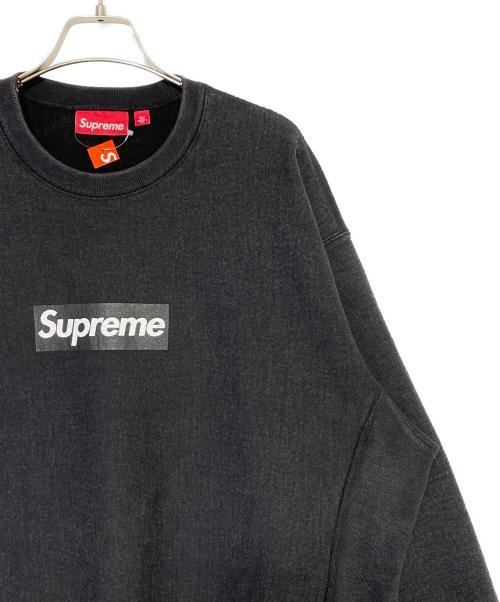 SUPREME（シュプリーム）SUPREME (シュプリーム) Washed Box Logo Crewneck ブラック サイズ:M 未使用品の古着・服飾アイテム