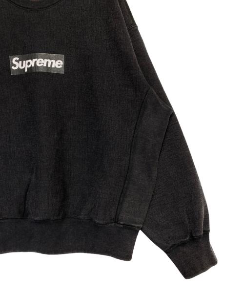 SUPREME（シュプリーム）SUPREME (シュプリーム) Washed Box Logo Crewneck ブラック サイズ:M 未使用品の古着・服飾アイテム