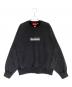 SUPREME（シュプリーム）の古着「Washed Box Logo Crewneck」｜ブラック