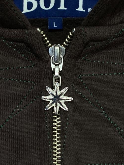 BoTT（ボット）BoTT (ボット) パーカー ブラウン サイズ:Lの古着・服飾アイテム