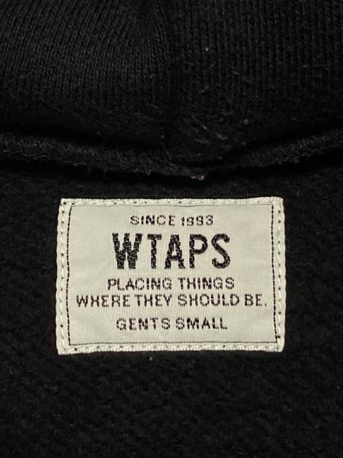 WTAPS（ダブルタップス）WTAPS (ダブルタップス) DESIGN HOODED 03 SWEATSHIRT ブラック サイズ:Sの古着・服飾アイテム
