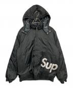 SUPREMEシュプリーム）の古着「Sideline Logo Parka」｜ブラック