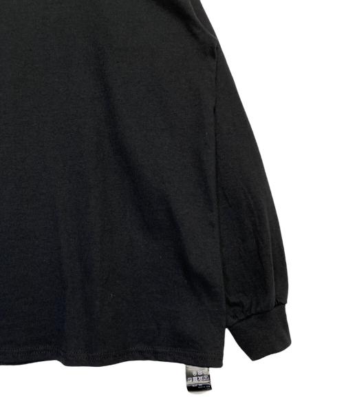 ALMOSTBLACK（オールモストブラック）ALMOSTBLACK (オールモストブラック) C-NECK PRINT LONG Tee ブラック サイズ:2の古着・服飾アイテム