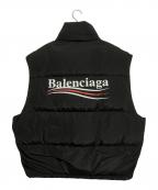 BALENCIAGAバレンシアガ）の古着「Political Campaign Down Vest」｜ブラック