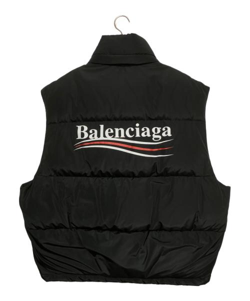BALENCIAGA（バレンシアガ）BALENCIAGA (バレンシアガ) Political Campaign Down Vest ブラック サイズ:46の古着・服飾アイテム