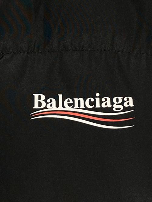 BALENCIAGA（バレンシアガ）BALENCIAGA (バレンシアガ) Political Campaign Down Vest ブラック サイズ:46の古着・服飾アイテム
