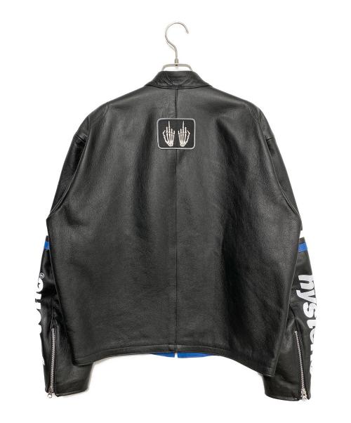 SUPREME（シュプリーム）SUPREME (シュプリーム) Hysteric Glamour (ヒステリックグラマー) VANSON (バンソン) Jacket ブラック×ブルー サイズ:Lの古着・服飾アイテム
