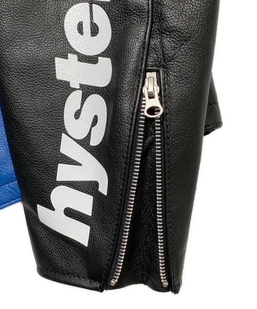 SUPREME（シュプリーム）SUPREME (シュプリーム) Hysteric Glamour (ヒステリックグラマー) VANSON (バンソン) Jacket ブラック×ブルー サイズ:Lの古着・服飾アイテム