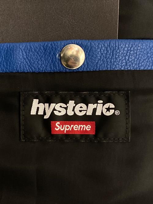SUPREME（シュプリーム）SUPREME (シュプリーム) Hysteric Glamour (ヒステリックグラマー) VANSON (バンソン) Jacket ブラック×ブルー サイズ:Lの古着・服飾アイテム