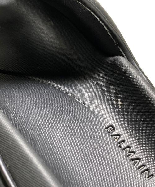 BALMAIN（バルマン）BALMAIN (バルマン) B-IT Quilted Slides Sandals ブラック サイズ:43の古着・服飾アイテム