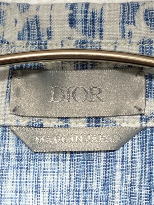 Dior（ディオール）Dior (ディオール) オブリーク コットン デニムシャツ スカイブルー サイズ:40の古着・服飾アイテム