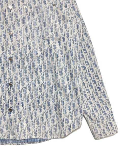 Dior（ディオール）Dior (ディオール) オブリーク コットン デニムシャツ スカイブルー サイズ:40の古着・服飾アイテム