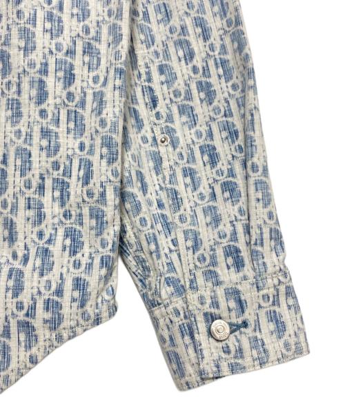 Dior（ディオール）Dior (ディオール) オブリーク コットン デニムシャツ スカイブルー サイズ:40の古着・服飾アイテム