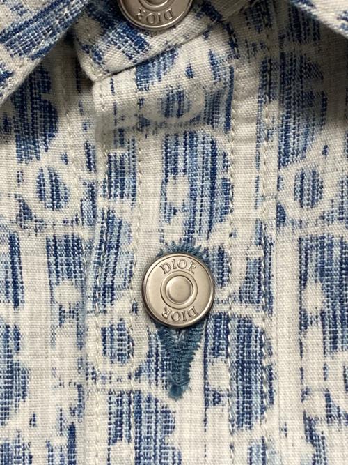 Dior（ディオール）Dior (ディオール) オブリーク コットン デニムシャツ スカイブルー サイズ:40の古着・服飾アイテム
