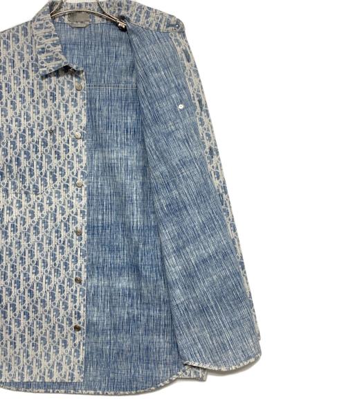 Dior（ディオール）Dior (ディオール) オブリーク コットン デニムシャツ スカイブルー サイズ:40の古着・服飾アイテム