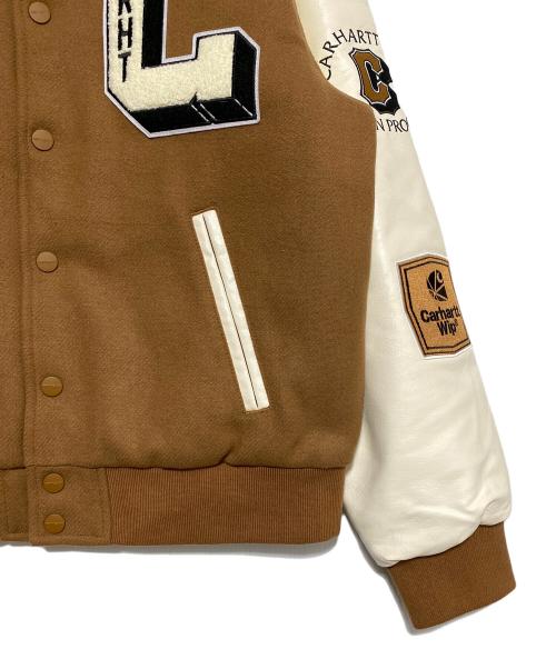 Carhartt WIP（カーハート ワーク イン プログレス）Carhartt WIP (カーハート ワークインプログレス) BROWN DUCKS BOMBER ブラウン サイズ:Mの古着・服飾アイテム