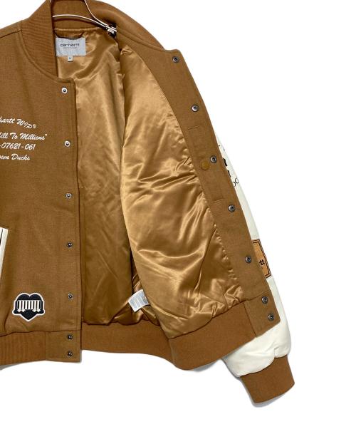 Carhartt WIP（カーハート ワーク イン プログレス）Carhartt WIP (カーハート ワークインプログレス) BROWN DUCKS BOMBER ブラウン サイズ:Mの古着・服飾アイテム
