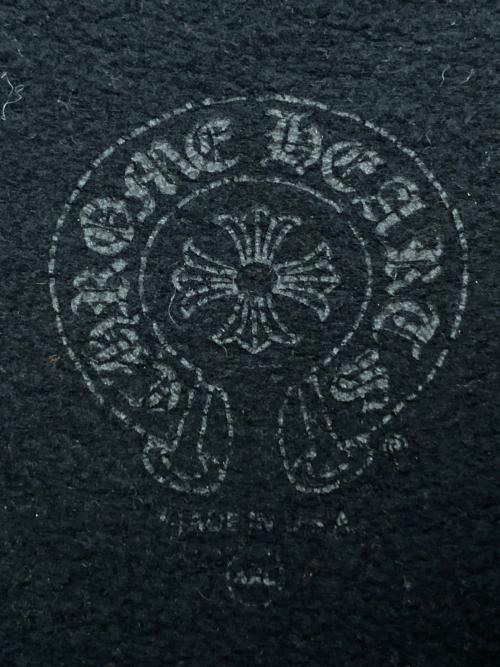 CHROME HEARTS（クロムハーツ）CHROME HEARTS (クロムハーツ) Neck Logo Crewneck Sweatshirt ブラック サイズ:XXLの古着・服飾アイテム