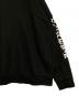 中古・古着 CHROME HEARTS (クロムハーツ) Neck Logo Crewneck Sweatshirt ブラック サイズ:XXL：90000円