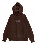 SUPREMEシュプリーム）の古着「Box Logo Hooded Sweatshirt」｜ブラウン