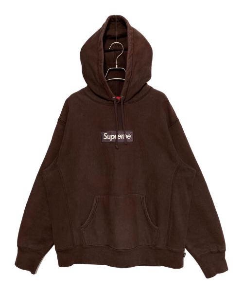 SUPREME（シュプリーム）SUPREME (シュプリーム) Box Logo Hooded Sweatshirt ブラウン サイズ:Mの古着・服飾アイテム