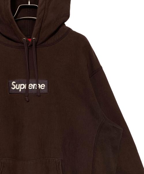 SUPREME（シュプリーム）SUPREME (シュプリーム) Box Logo Hooded Sweatshirt ブラウン サイズ:Mの古着・服飾アイテム