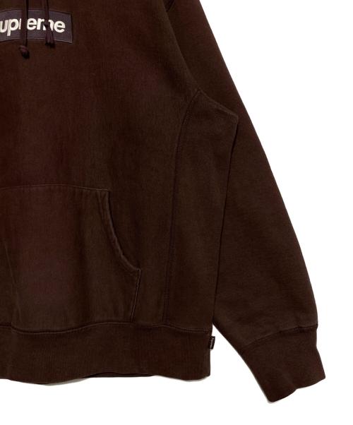 SUPREME（シュプリーム）SUPREME (シュプリーム) Box Logo Hooded Sweatshirt ブラウン サイズ:Mの古着・服飾アイテム