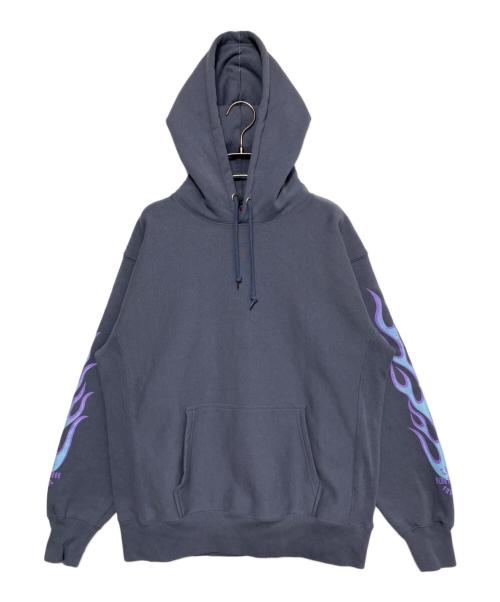 HIDE AND SEEK（ハイドアンドシーク）HIDE AND SEEK (ハイドアンドシーク) パーカー スカイブルー サイズ:Lの古着・服飾アイテム