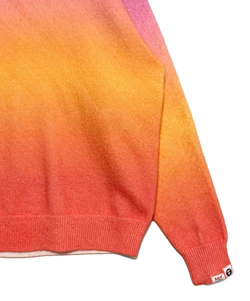 Aape BY A BATHING APE（エーエイプ バイ アベイシングエイプ）Aape BY A BATHING APE (エーエイプ バイ アベイシングエイプ) CREW NECK KNIT ピンク サイズ:Mの古着・服飾アイテム