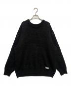WACKO MARIAワコマリア）の古着「GLITTER MOHAIR KNIT」｜ブラック