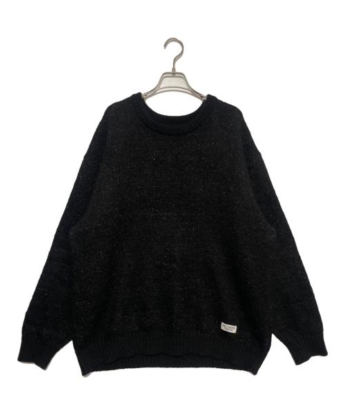WACKO MARIA（ワコマリア）WACKO MARIA (ワコマリア) GLITTER MOHAIR KNIT ブラック サイズ:XLの古着・服飾アイテム