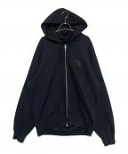 WACKO MARIAワコマリア）の古着「HEAVY WEIGHT FULL ZIP HOODED SWEAT SHIRT」｜ネイビー