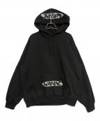 SUPREMEシュプリーム）の古着「New World Order Hooded Sweat Shirts」｜ブラック