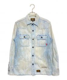 WTAPS（ダブルタップス）の古着「ALLMAN/SHIRT.COTTON.DENIM」｜スカイブルー